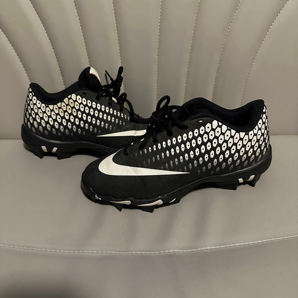 Nike Other - Youth Nike Fastflex Vapor Baseball Softball Cleats Unisex Size 3.5Y Black/White